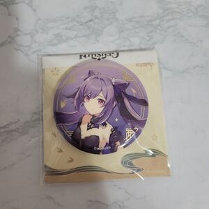 Genshin Impact Keqing Teyvat Style Series Pin Badge. NEW